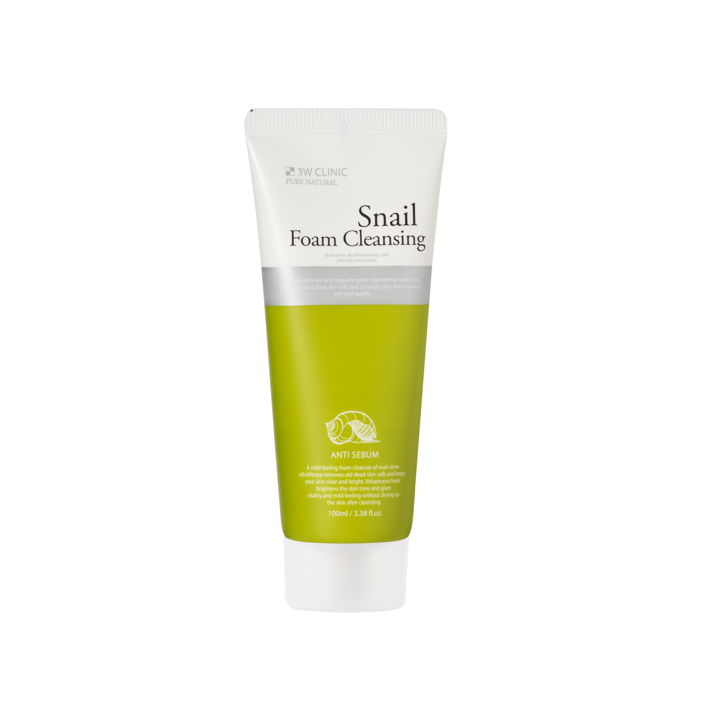 3W Clinic – Espuma Facial Limpiadora con Baba de Caracol (100 ml)