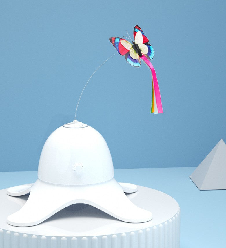 Diversión Sin Fin: Mariposa Eléctrica para Gatos