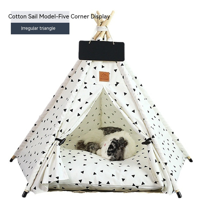 Casita Tienda para Gatos: Refugio Cómodo y Acogedor