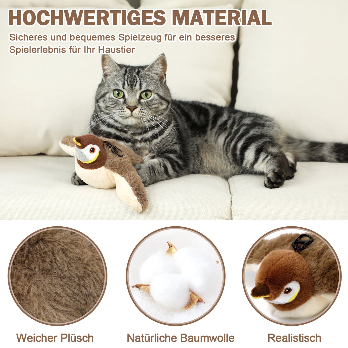 Pájaro Automático para Gatos: Diversión sin Aburrimiento