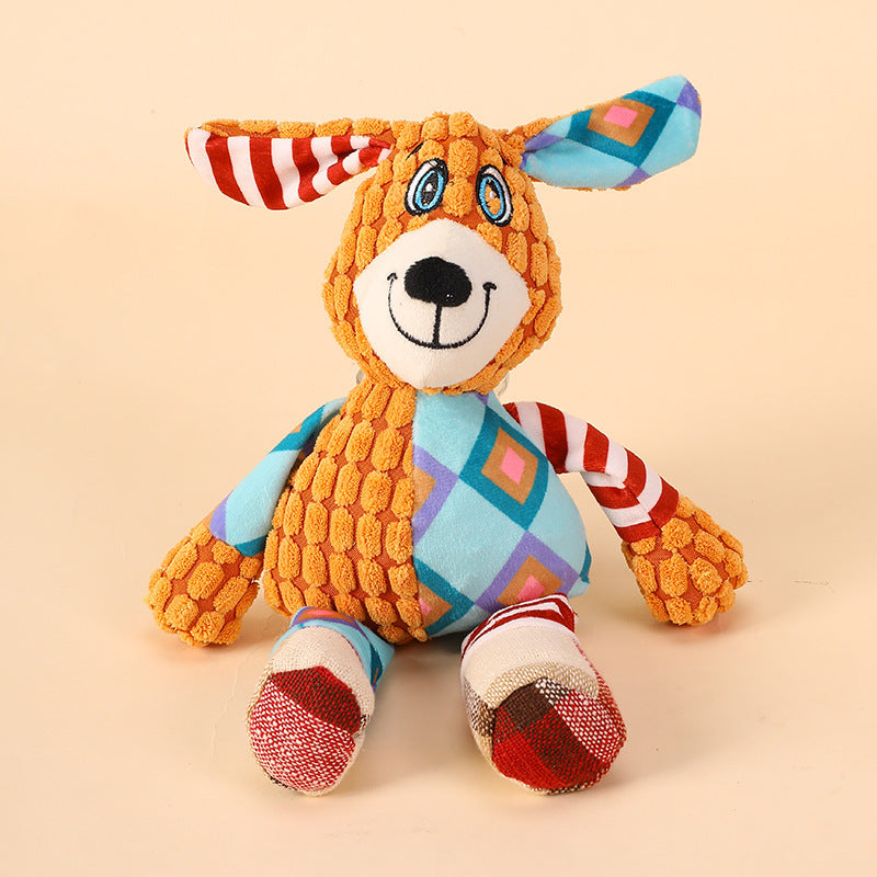 Juguete de Peluche Sonoro para Perros, Súper Resistente y Divertido