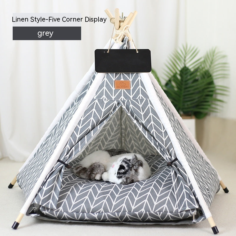 Casita Tienda para Gatos: Refugio Cómodo y Acogedor