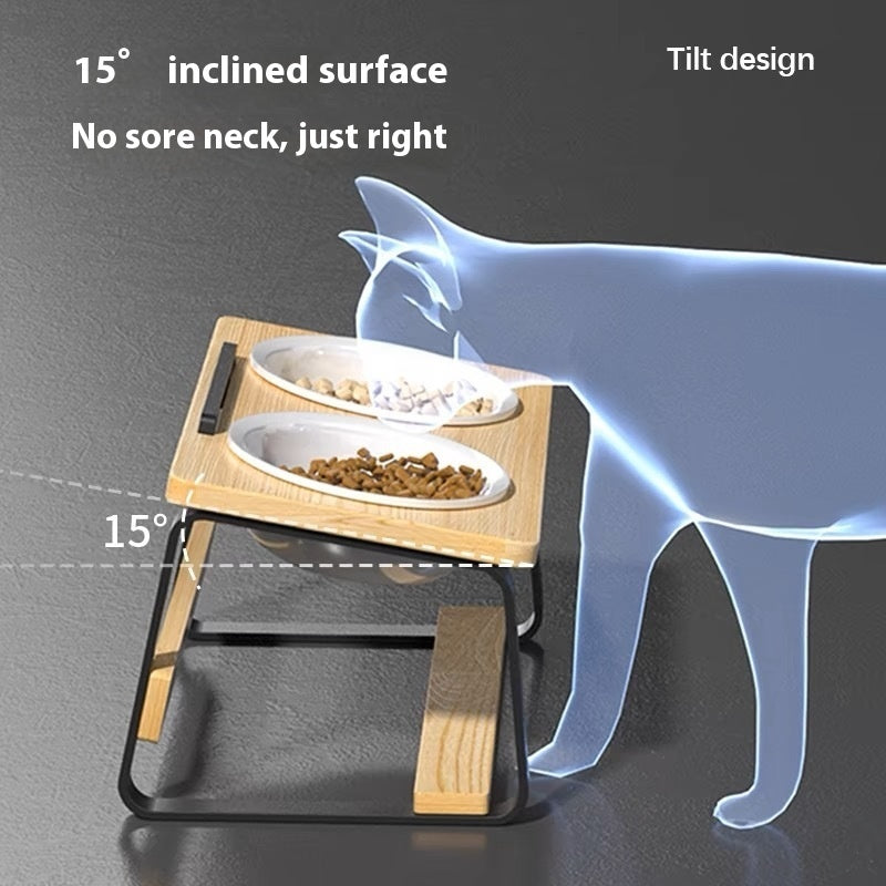 Platos Elevados de Cerámica para Perros y Gatos Saludables