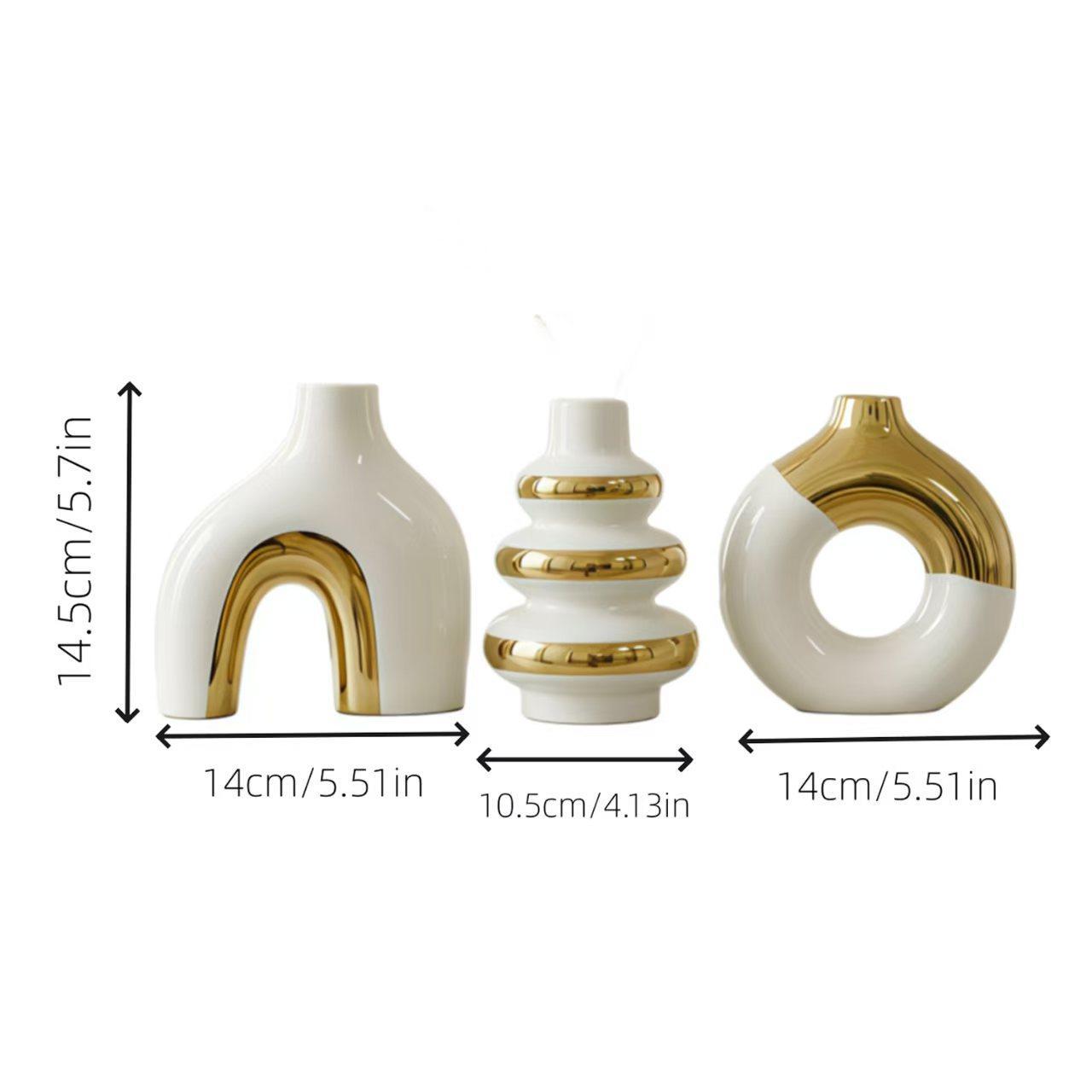 Set de 3 Jarrones Nórdicos: Elegancia Moderna y Lujo