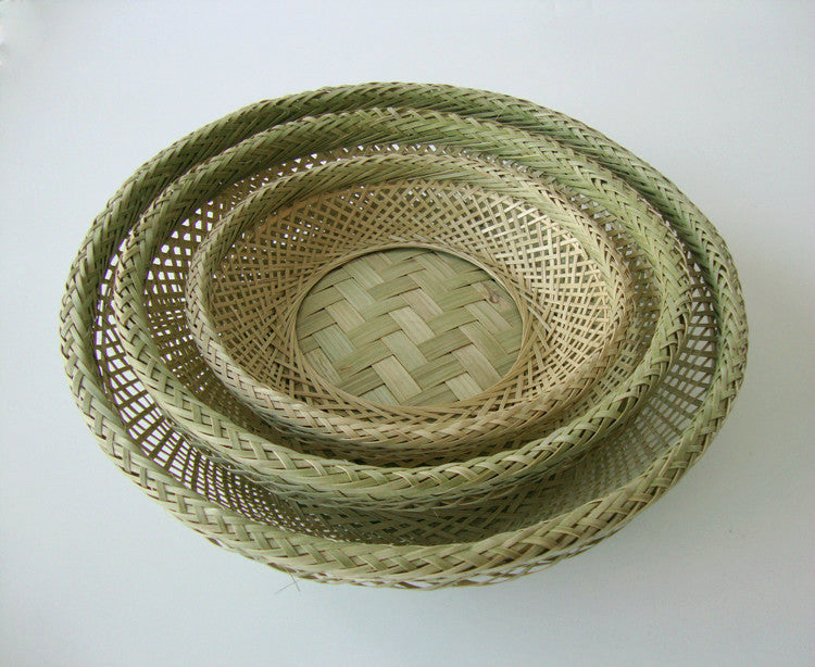 Plato de Bambú Artesanal: Toque Natural en tu Mesa