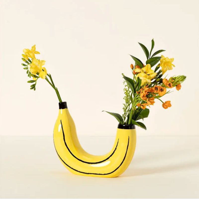 Florero Banana Creativo: Toque Divertido para tu Hogar