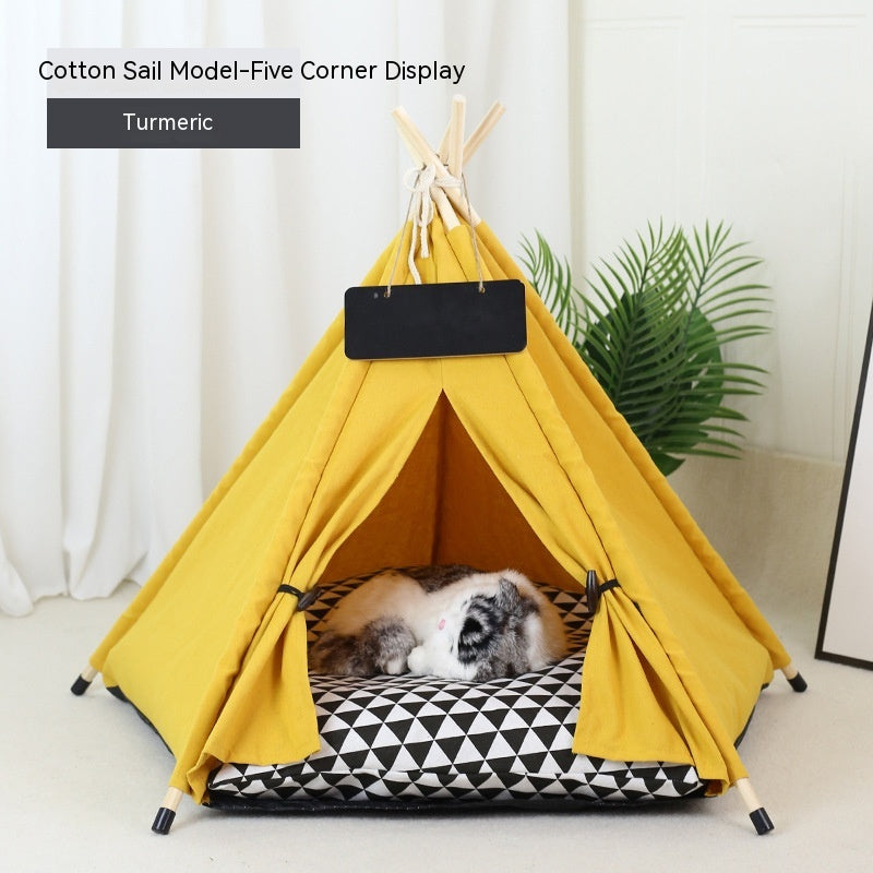 Casita Tienda para Gatos: Refugio Cómodo y Acogedor