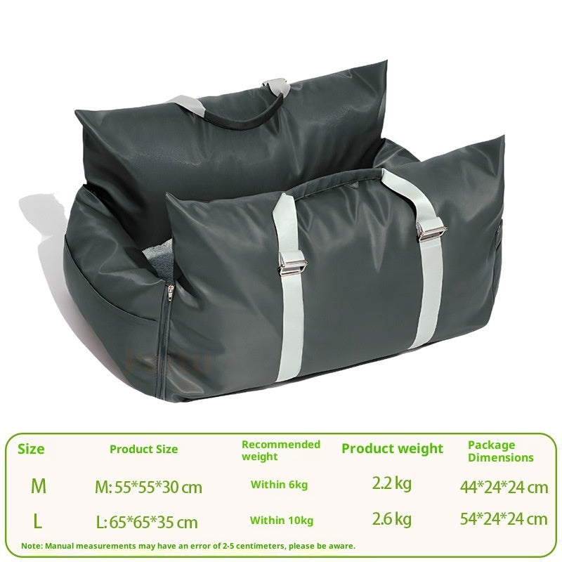 Cama de Auto Impermeable para Mascotas, Viajes Sin Estrés