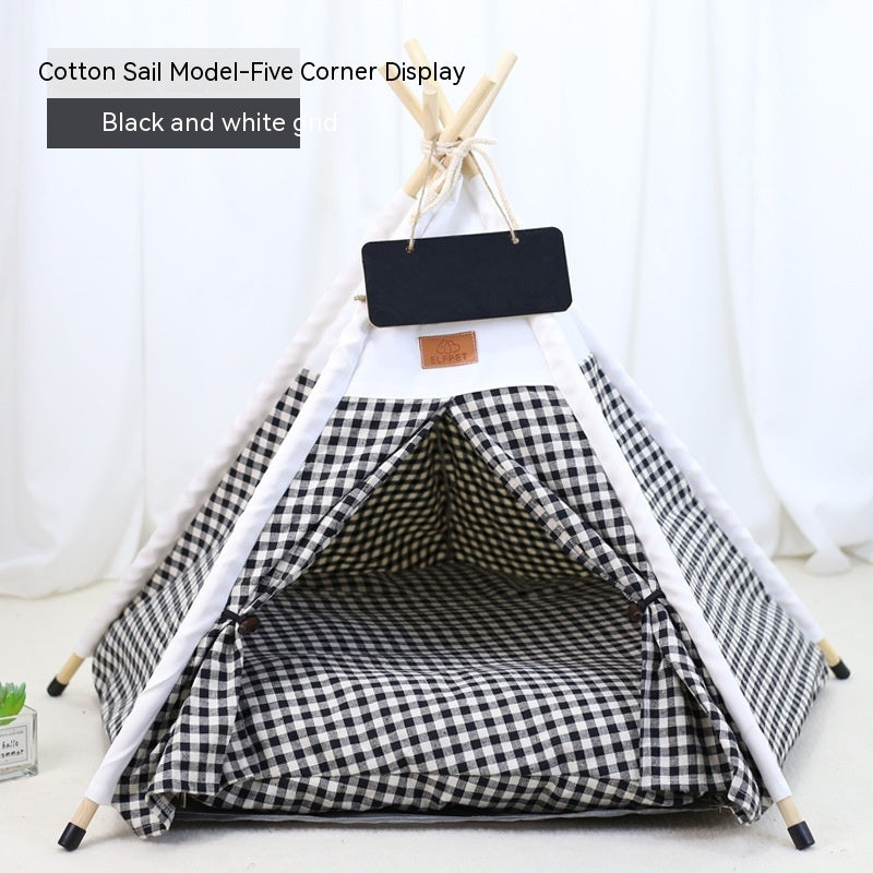 Casita Tienda para Gatos: Refugio Cómodo y Acogedor