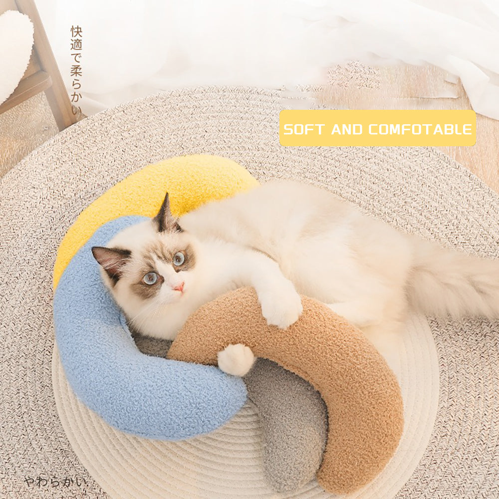 Almohada Ergonómica para Gatos, Comodidad Total al Dormir