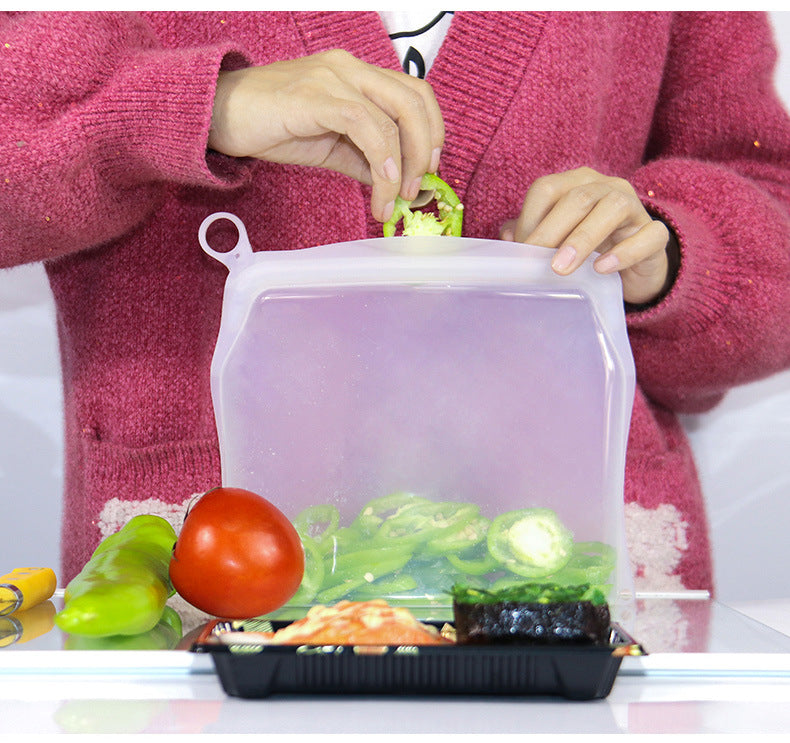 Bolsa Hermética de Silicona para Frutas y Verduras Frescas