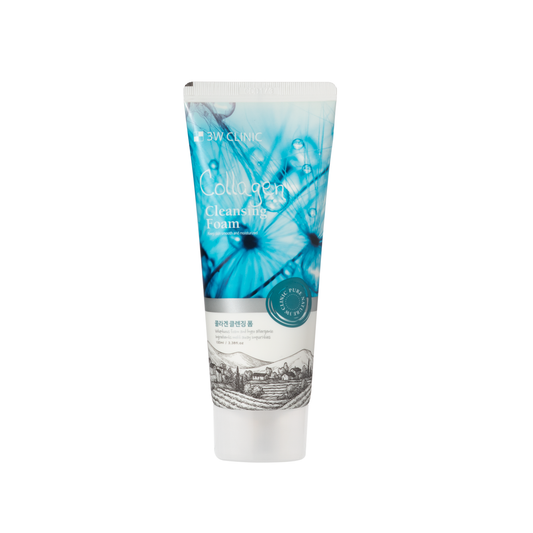 3W Clinic – Espuma Facial Limpiadora con Colágeno (100 ml)