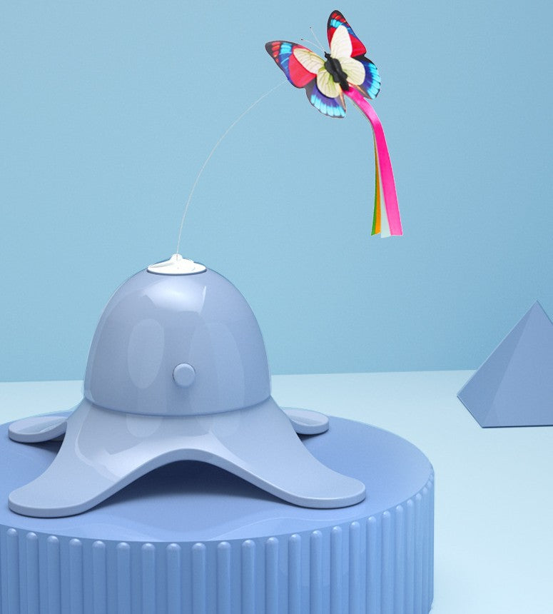 Diversión Sin Fin: Mariposa Eléctrica para Gatos
