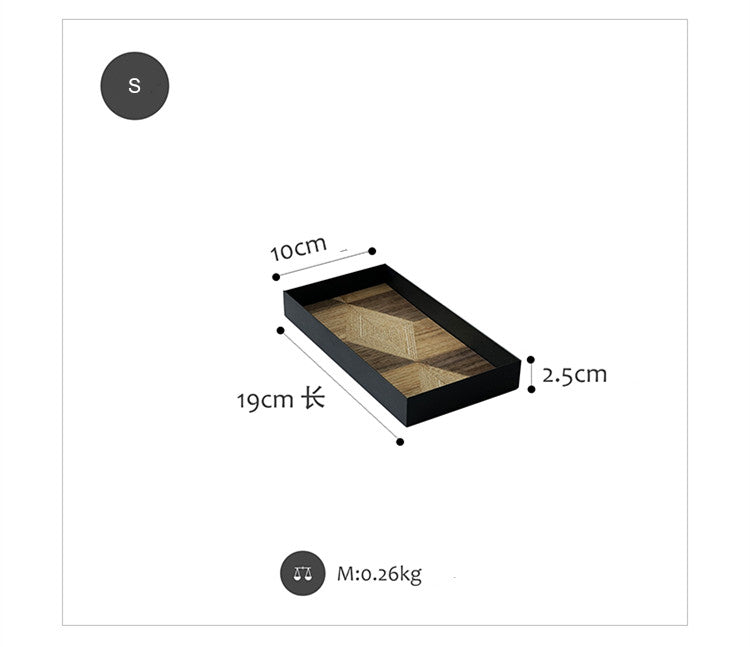 Bandeja Hierro y Madera: Estilo Único en Casa