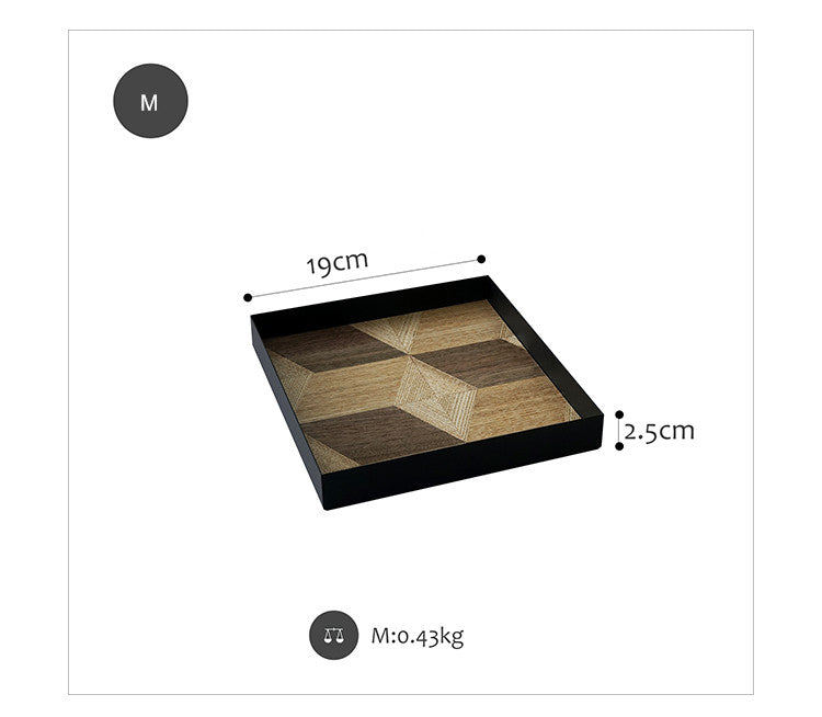 Bandeja Hierro y Madera: Estilo Único en Casa