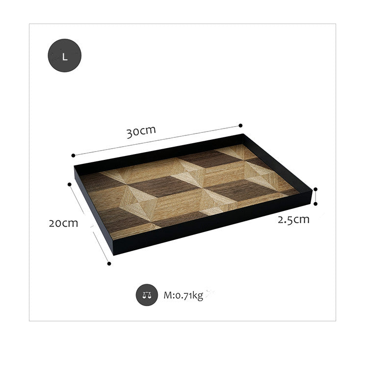 Bandeja Hierro y Madera: Estilo Único en Casa