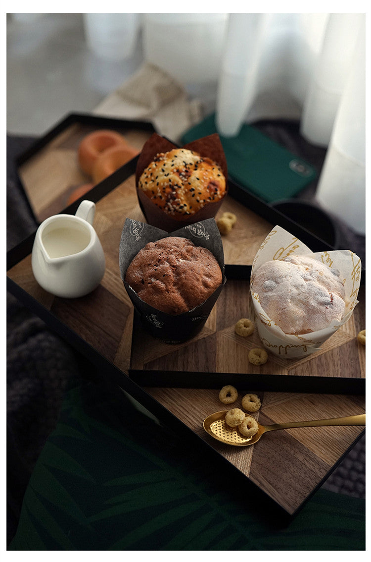 Bandeja Hierro y Madera: Estilo Único en Casa