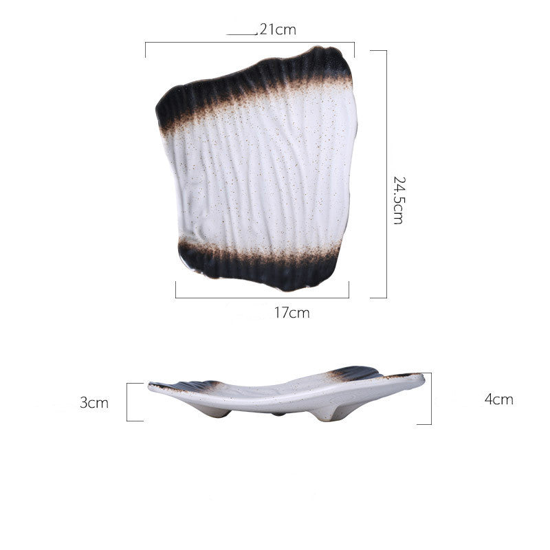 Plato Plano para Sushi: Diseño Único y Elegante