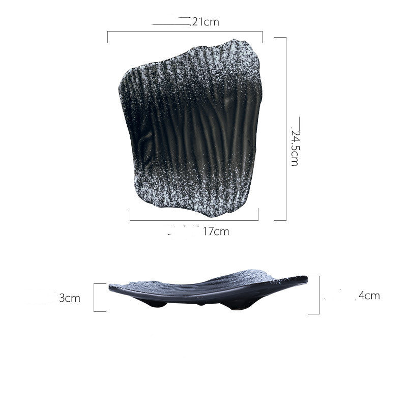 Plato Plano para Sushi: Diseño Único y Elegante