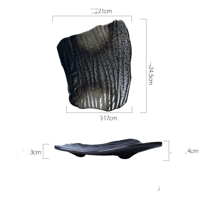 Plato Plano para Sushi: Diseño Único y Elegante