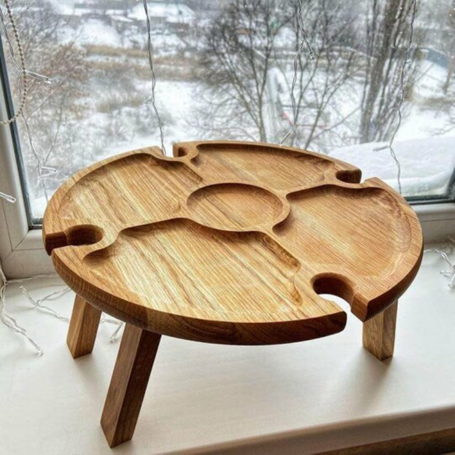 Mesa Plegable de Picnic: Disfruta Vino al Aire Libre