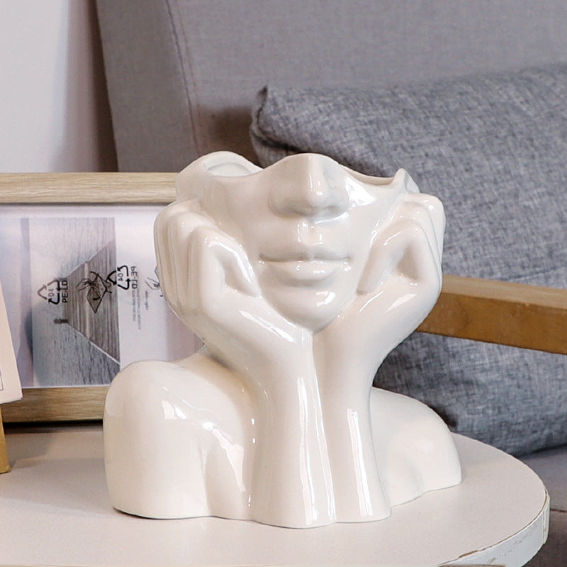 Jarrón Escultura Nórdica: Arte y Estilo para tu Hogar