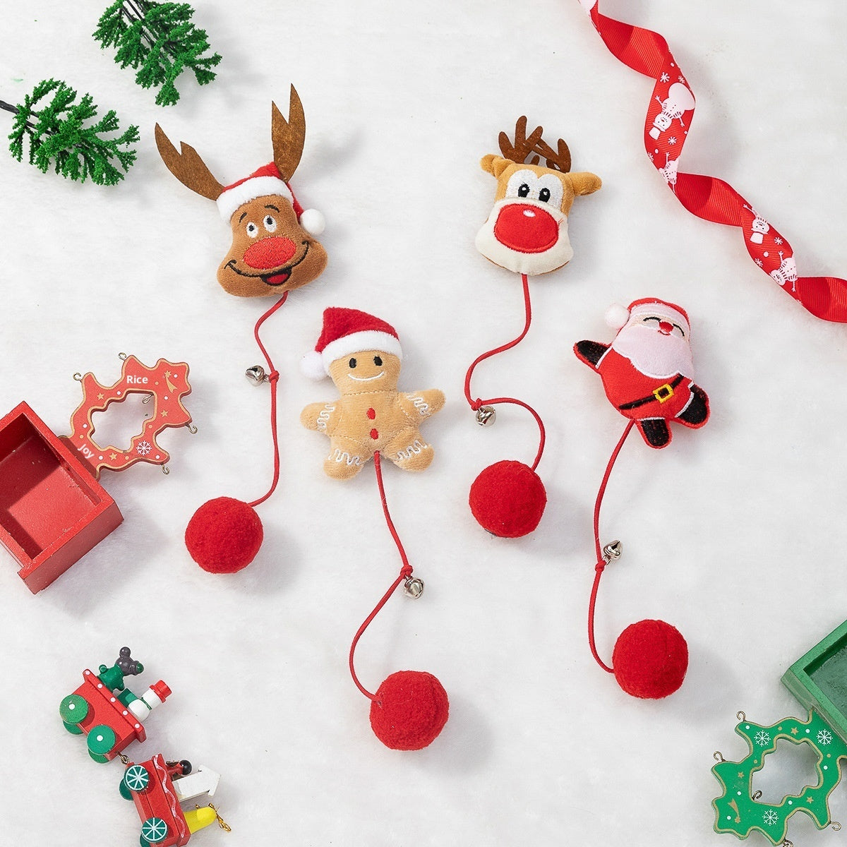Muñeco Navideño para Gatos que Juegan Sin Parar 🐱🎄