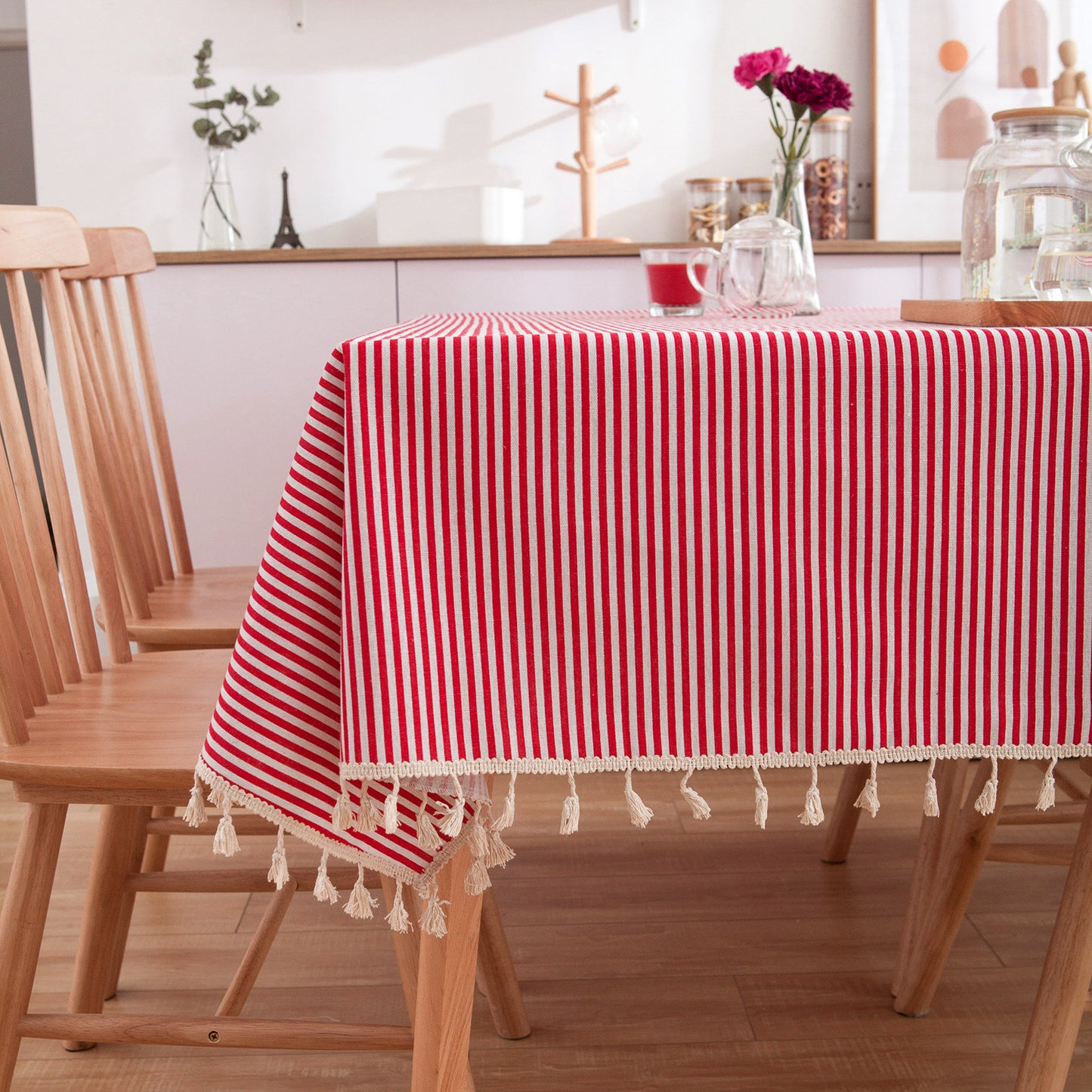 Mantel de Algodón y Lino: Elegancia Diaria en Comedor