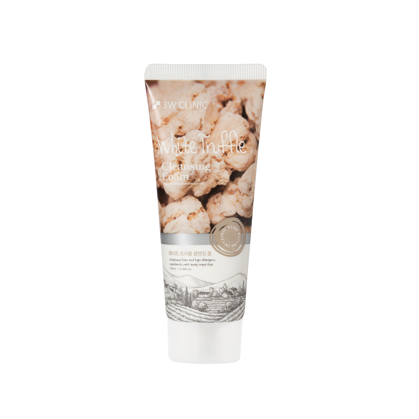 3W Clinic – Espuma Facial Limpiadora con Trufa Blanca (100 ml)