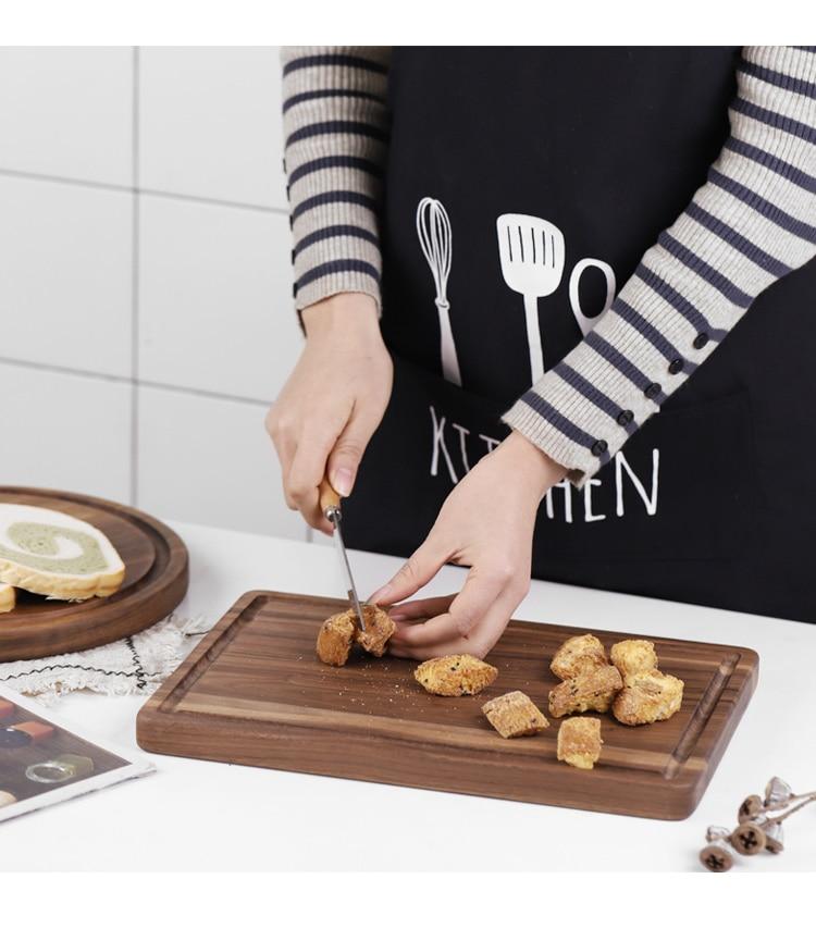 Tabla de Corte de Nogal Negro: Elegancia Natural en Cocina