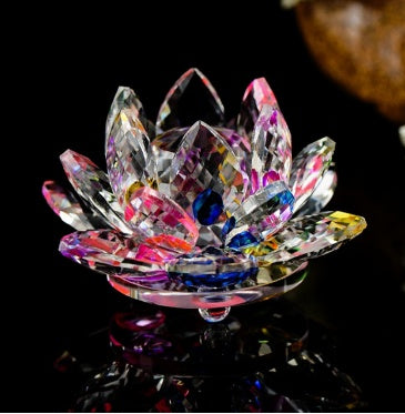 Loto de Cristal Feng Shui para Decorar con Elegancia