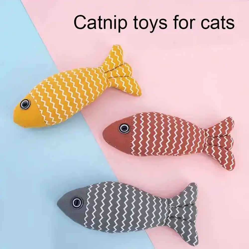 Pez Interactivo de Catnip para Diversión Felina