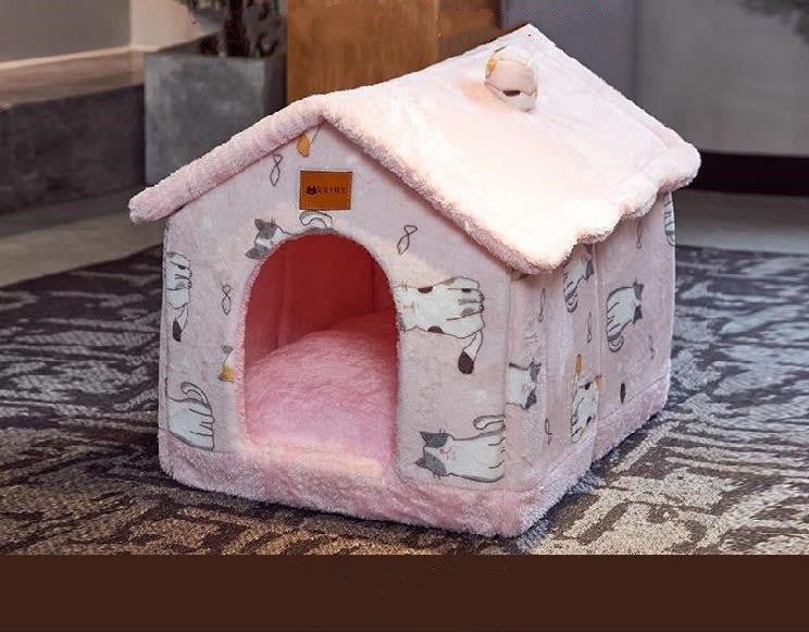 Cama Refugio para Mascotas, Descanso Cálido y Seguro 🐾