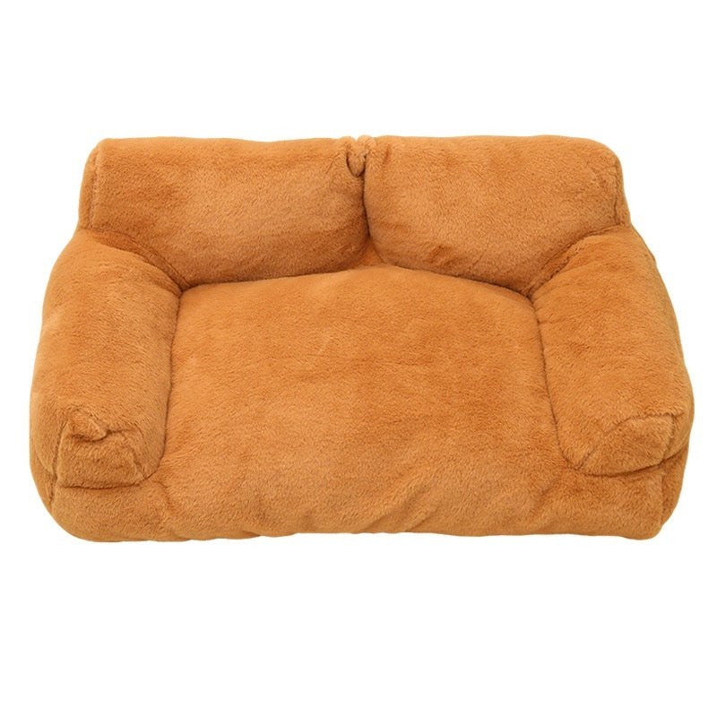Cama Tipo Sofá para Mascotas, Máximo Confort Diario