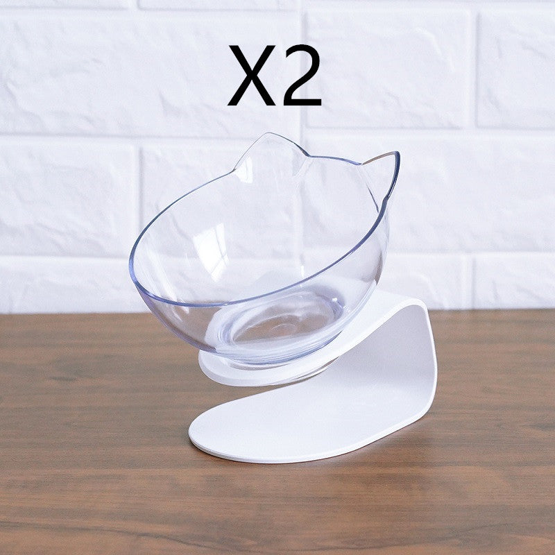 Plato Doble Elevado para Gatos: Cómodo y Saludable