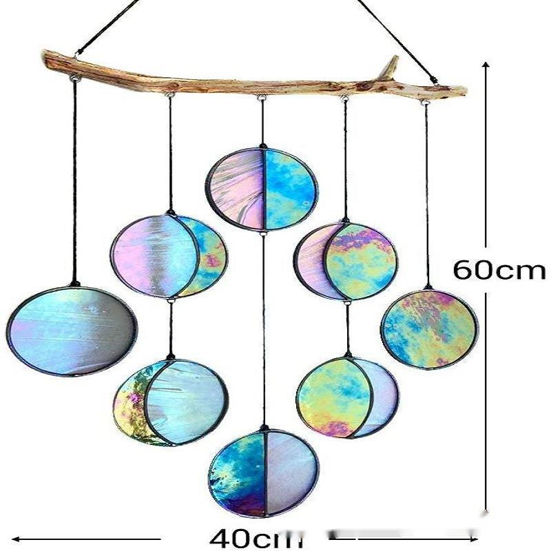 Decoración Lunar Arcoíris para Pared: Encanto Único