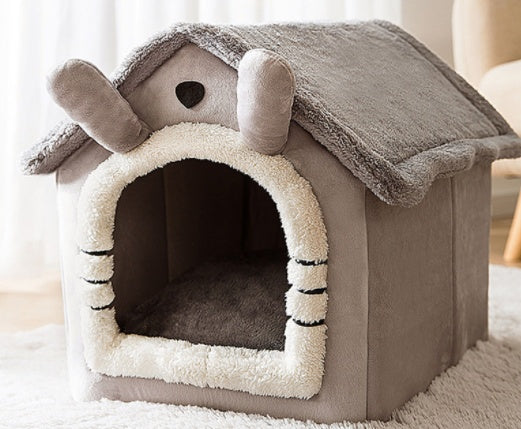 Cama Refugio para Mascotas, Descanso Cálido y Seguro 🐾