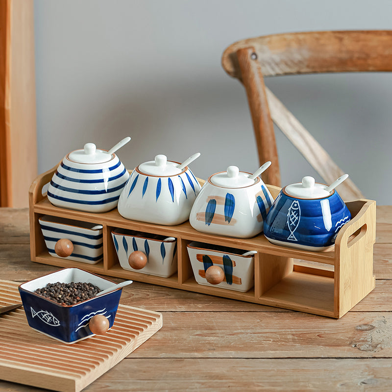 Caja de Condimentos Estilo Japonés: Practicidad y Elegancia Diaria