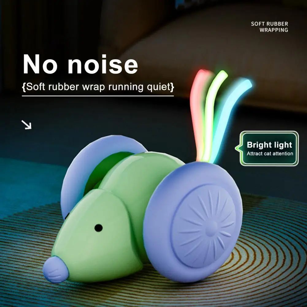 Ratón Eléctrico Interactivo para Gatos: Diversión Asegurada