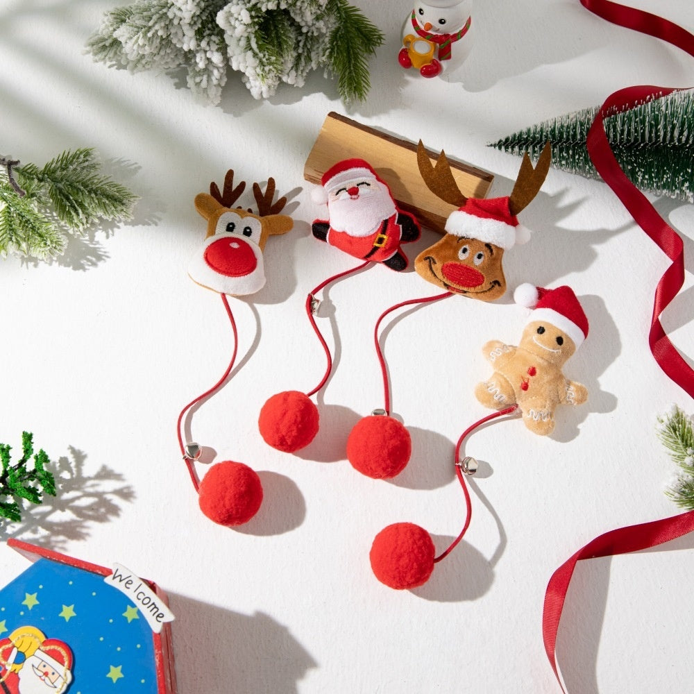 Muñeco Navideño para Gatos que Juegan Sin Parar 🐱🎄