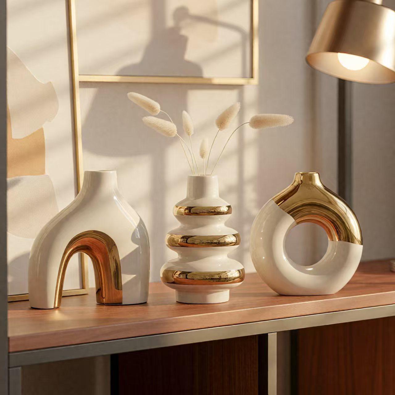 Set de 3 Jarrones Nórdicos: Elegancia Moderna y Lujo