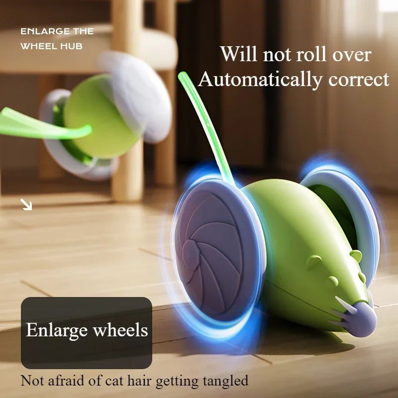 Ratón Eléctrico Interactivo para Gatos: Diversión Asegurada