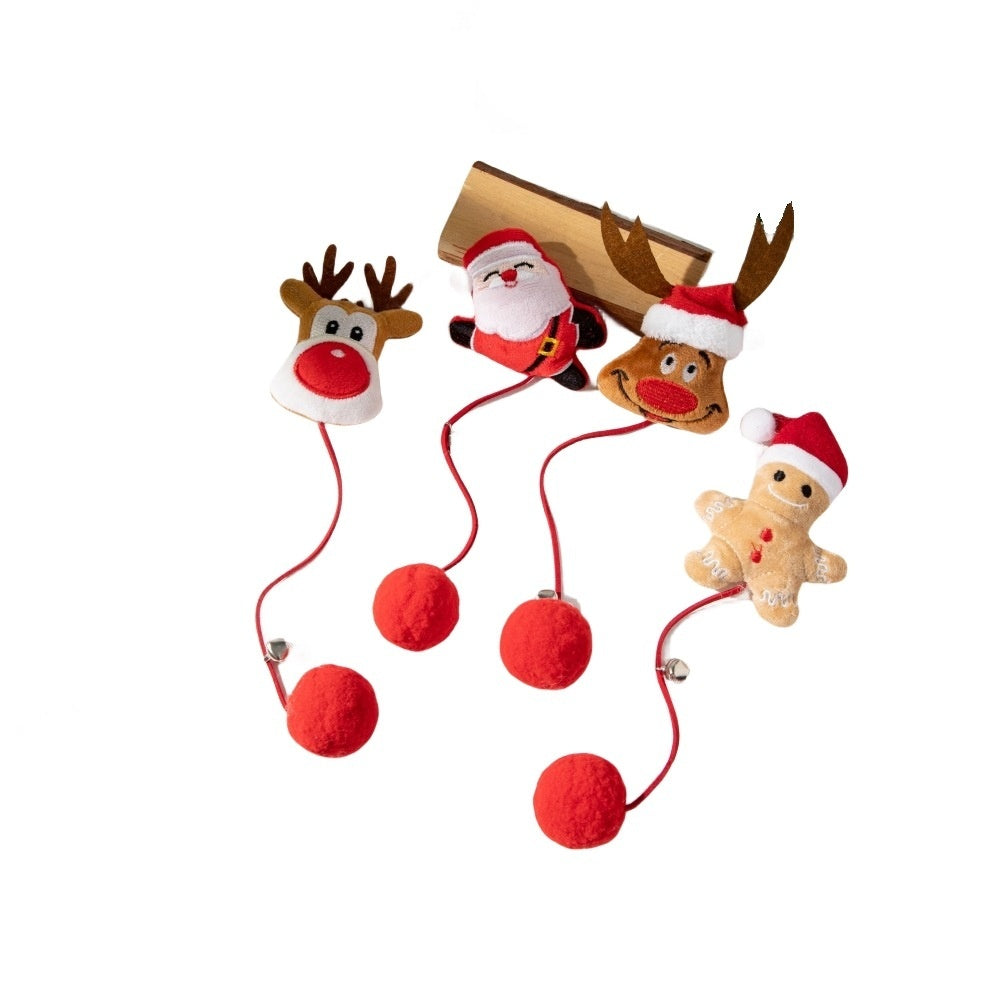 Muñeco Navideño para Gatos que Juegan Sin Parar 🐱🎄