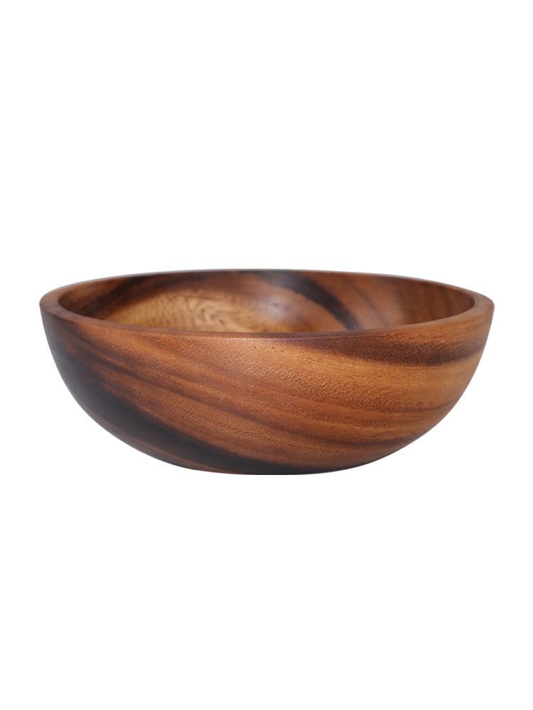 Bowl de Madera Natural: Estilo Cálido para tu Mesa