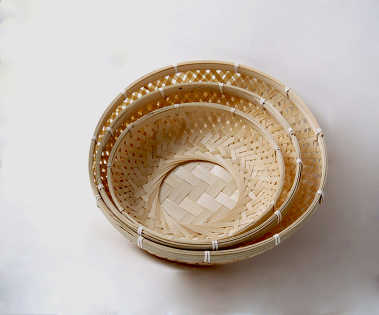 Plato de Bambú Artesanal: Toque Natural en tu Mesa