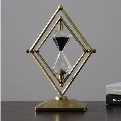 Reloj de Arena de Cristal: Elegancia y Decoración Única