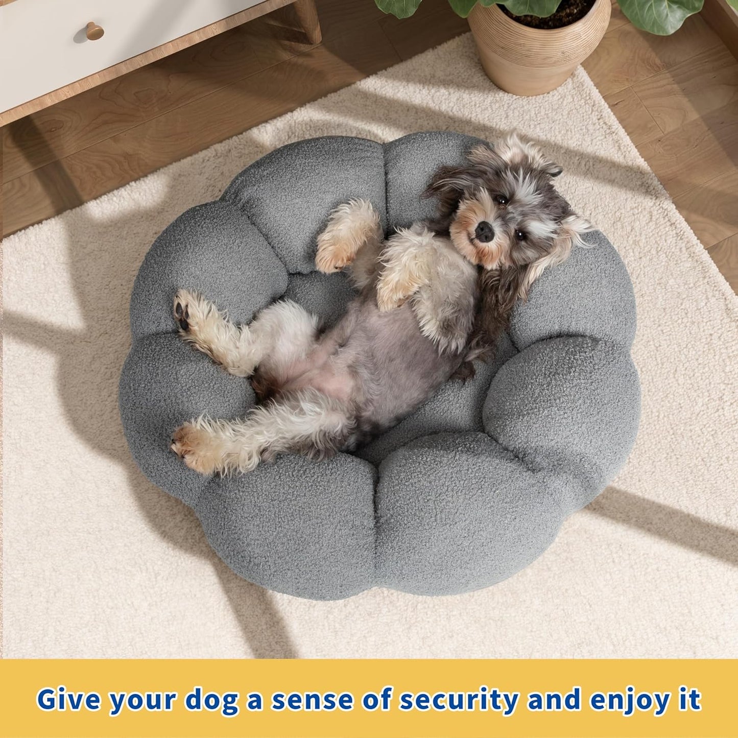Cama Suave Antiestrés para Gatos y Perros Pequeños