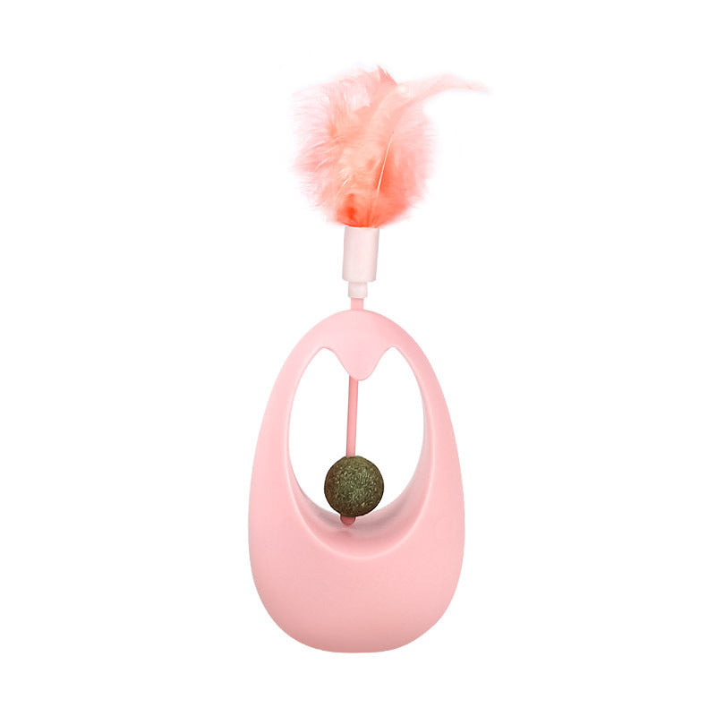 Bola de Catnip Giratoria: Juguete Interactivo para Gatos Felices