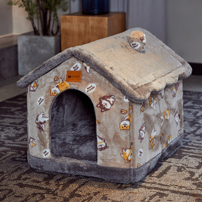Cama Refugio para Mascotas, Descanso Cálido y Seguro 🐾