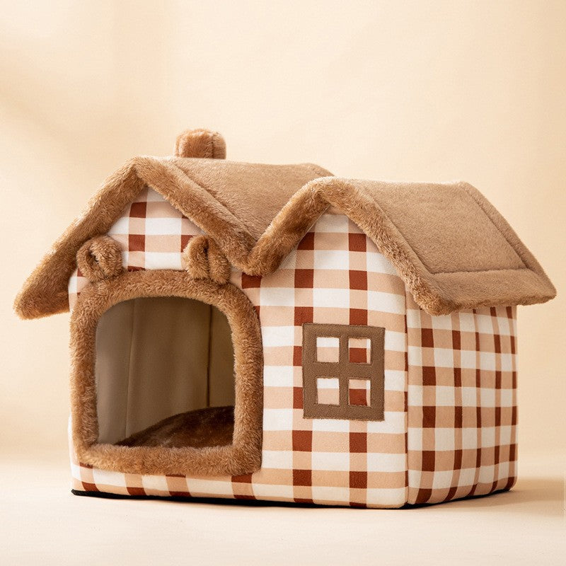 Cama Refugio para Mascotas, Descanso Cálido y Seguro 🐾